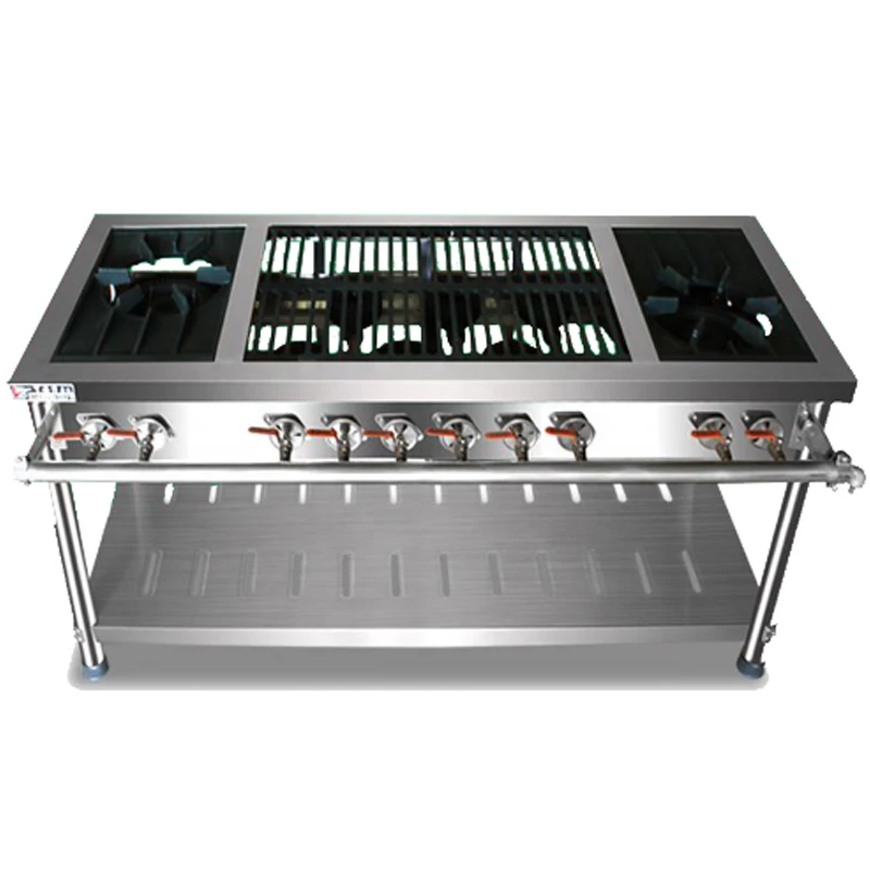 Outdoor professional supplier liquefied gas natural gas burner/gas stove rack/commercial burner gas stove open hearth