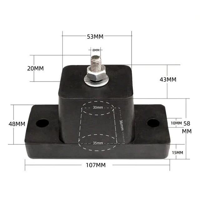 Factory Direct Air Conditioner Rubber Base