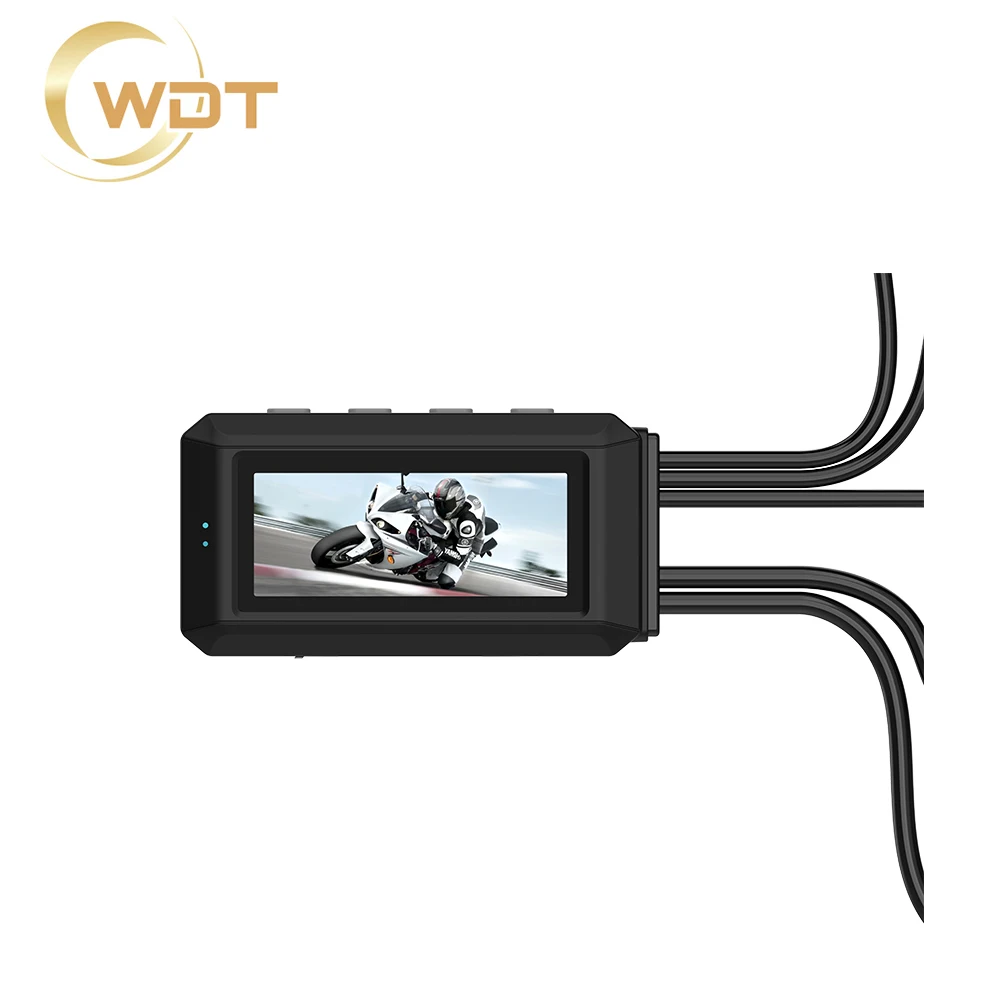 Moto Dvr Camera 3.16 inch Motorcycle Front Rear Dual Lens Motorcycle Driving Video Recorder Dash Cam