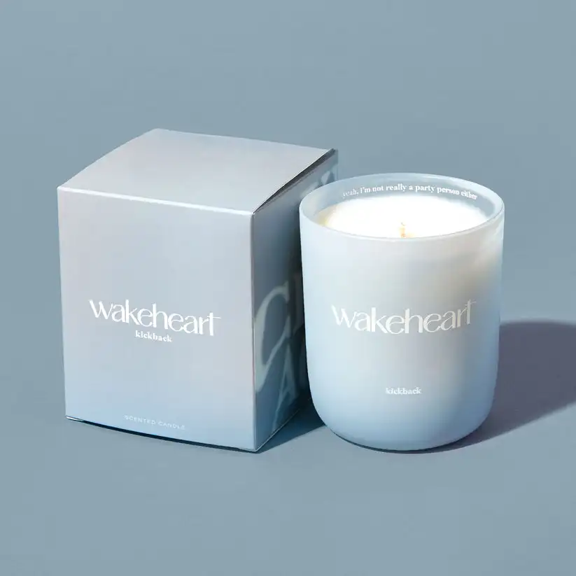 wholesale candle making suppliers luxury wooden wick customized logo scented candle with wooden lids