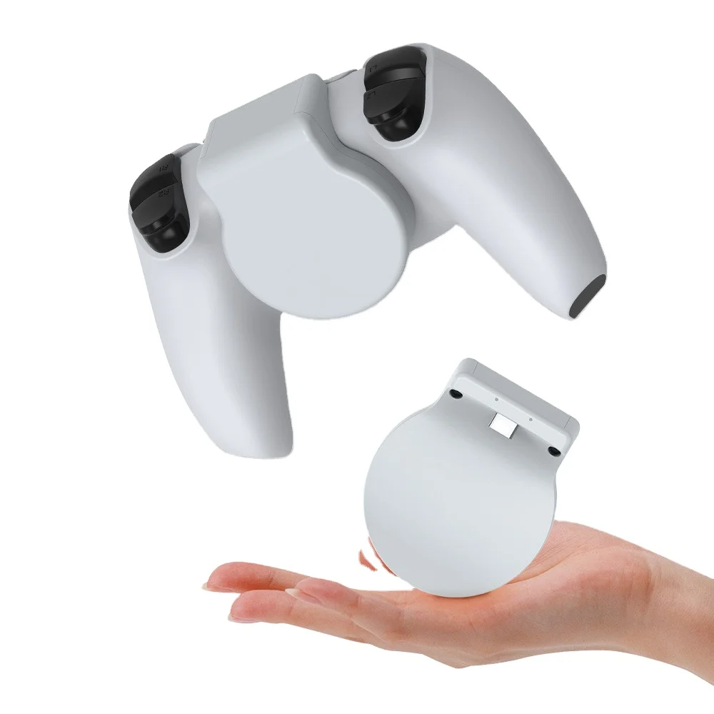 
Factory Wholesale PS5 Handle Wireless Charging Receiver Adapter for PS5 1 unit Controller Fast Charging Peripheral Accessories 