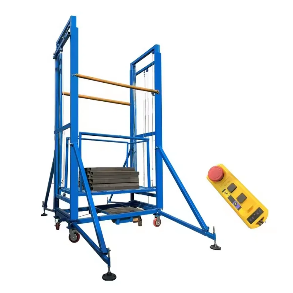 Xuyang 0.5 Ton 3-10m Electric scaffolding lift platform for construction aluminium electric lifting scaffold