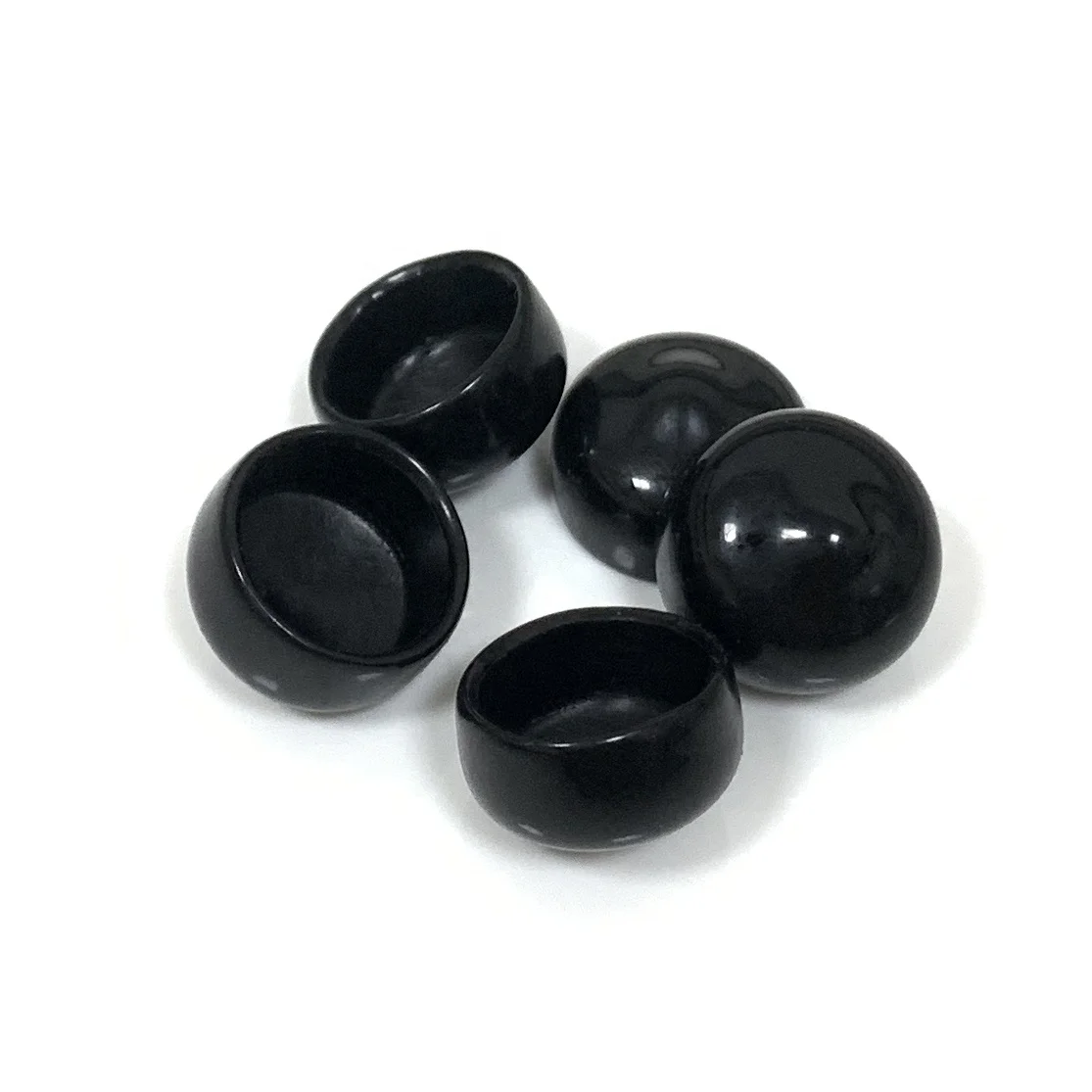 End cap Factory black  environmental protection pipe jacket PE rubber sleeve PVC end cap