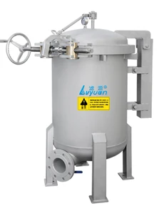 Hot sale stainless steel high efficiency Filter bag type pre filtration oil filter with housing for edible oil