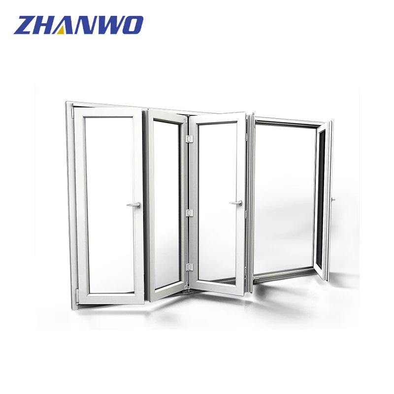 Indoor aluminum alloy folding outdoor patio glass door sunshine room door