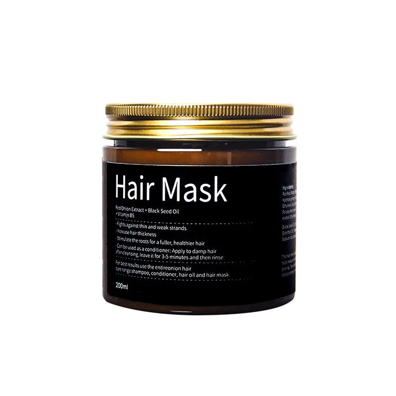 Silky Smooth Repair Perm Moisturize Restore Hair Nourishing Onion Hair Mask 200ml