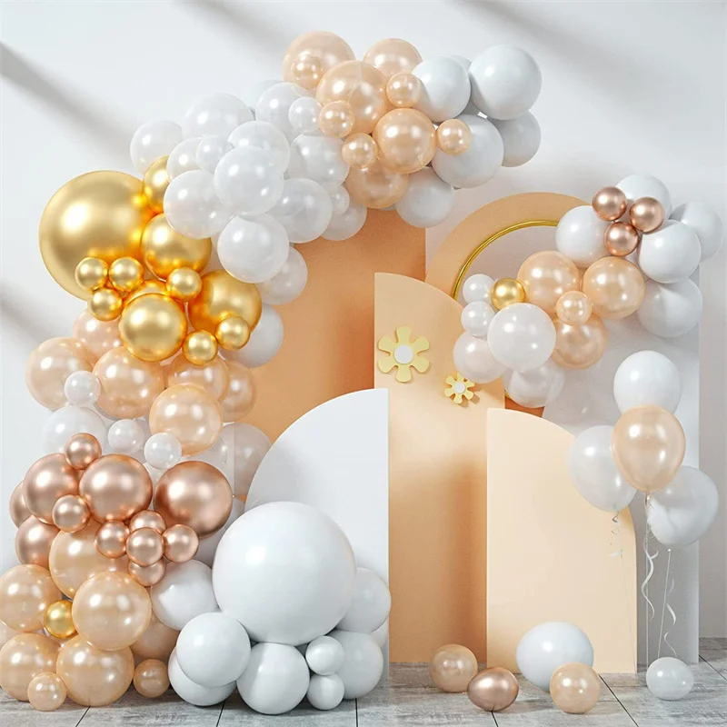 Macaron Balloon Garland Arch Kit 1st Birthday Party Decoration Kids Wedding Birthday Balloon baby shower Confetti Latex Balloon