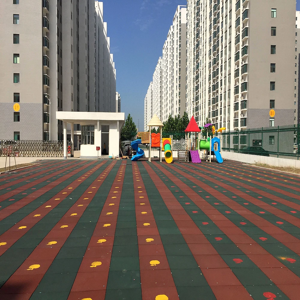 
gym flooring outdoor playground rubber tiles 