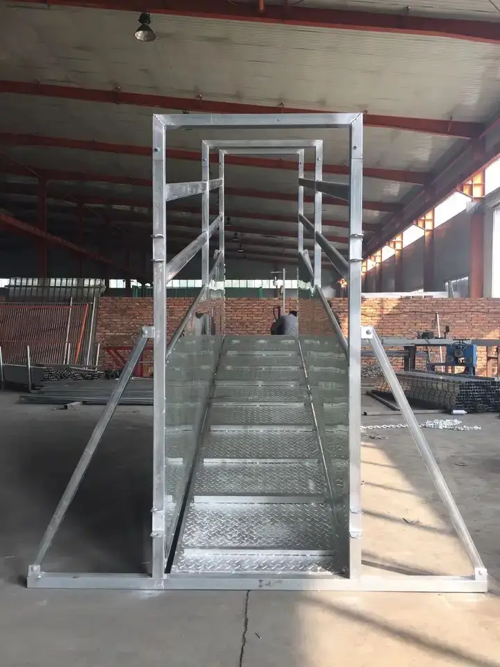Лидер продаж низкая цена 2 1x1 8 м сверхмощный погрузочный пандус для крупного рогатого скота