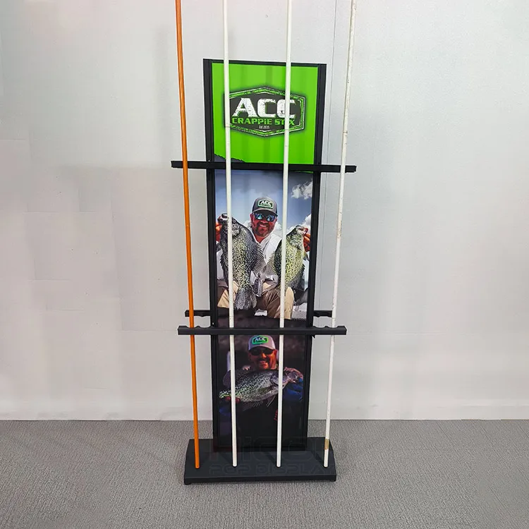 New Arrive Detachable Wooden Stable Fishing Rods Stand Holder Fishing Rod Display Rack For Receive The Rods