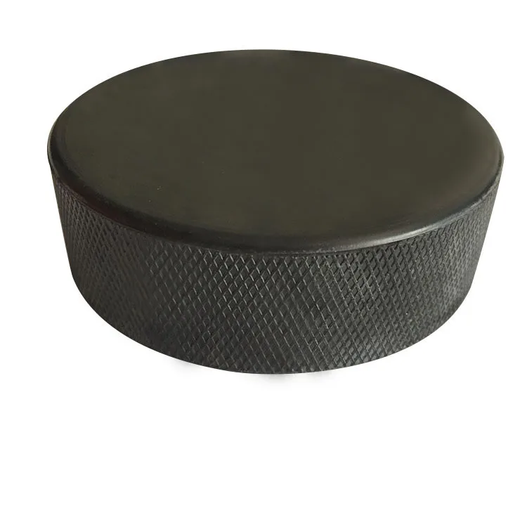 PU Foam Custom Logo Printed Ice Hockey Puck Shape Stress Balls For Promotion