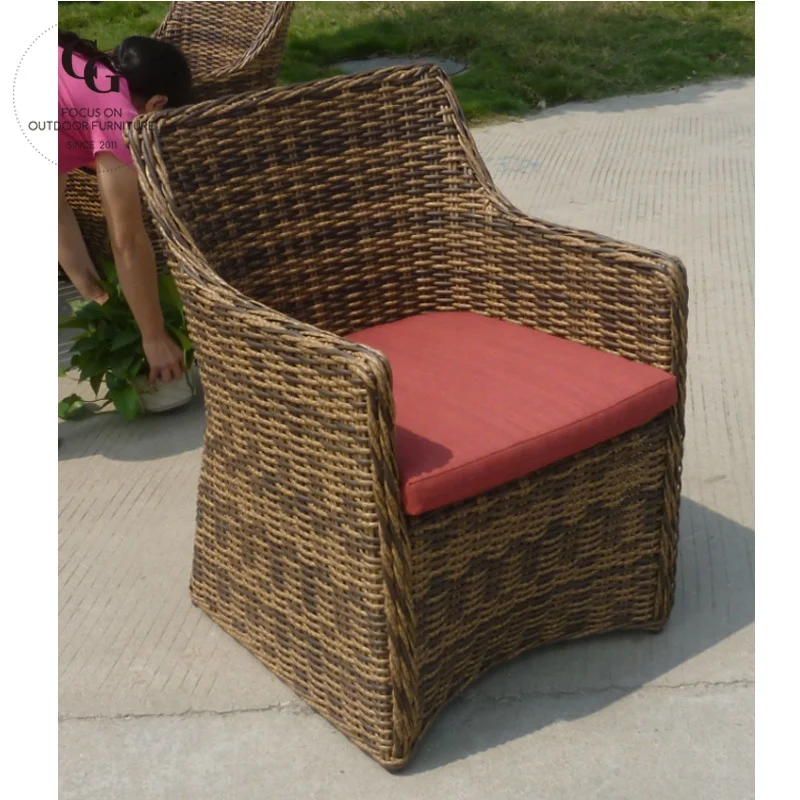 Outdoor Dining Table for 8 Outdoor Wood Rattan Wicker Chairs Wood Patio Rattan Dining Set Garden Table and Chairs