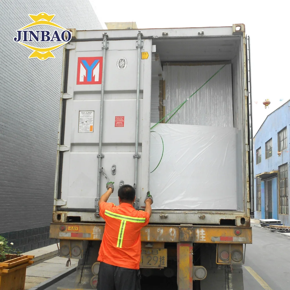 JINBAO rigid sheet  4x8 8mm 18mm plastic sheets waterproof co extruded foam blocks foam board pvc for kitchen cabinets