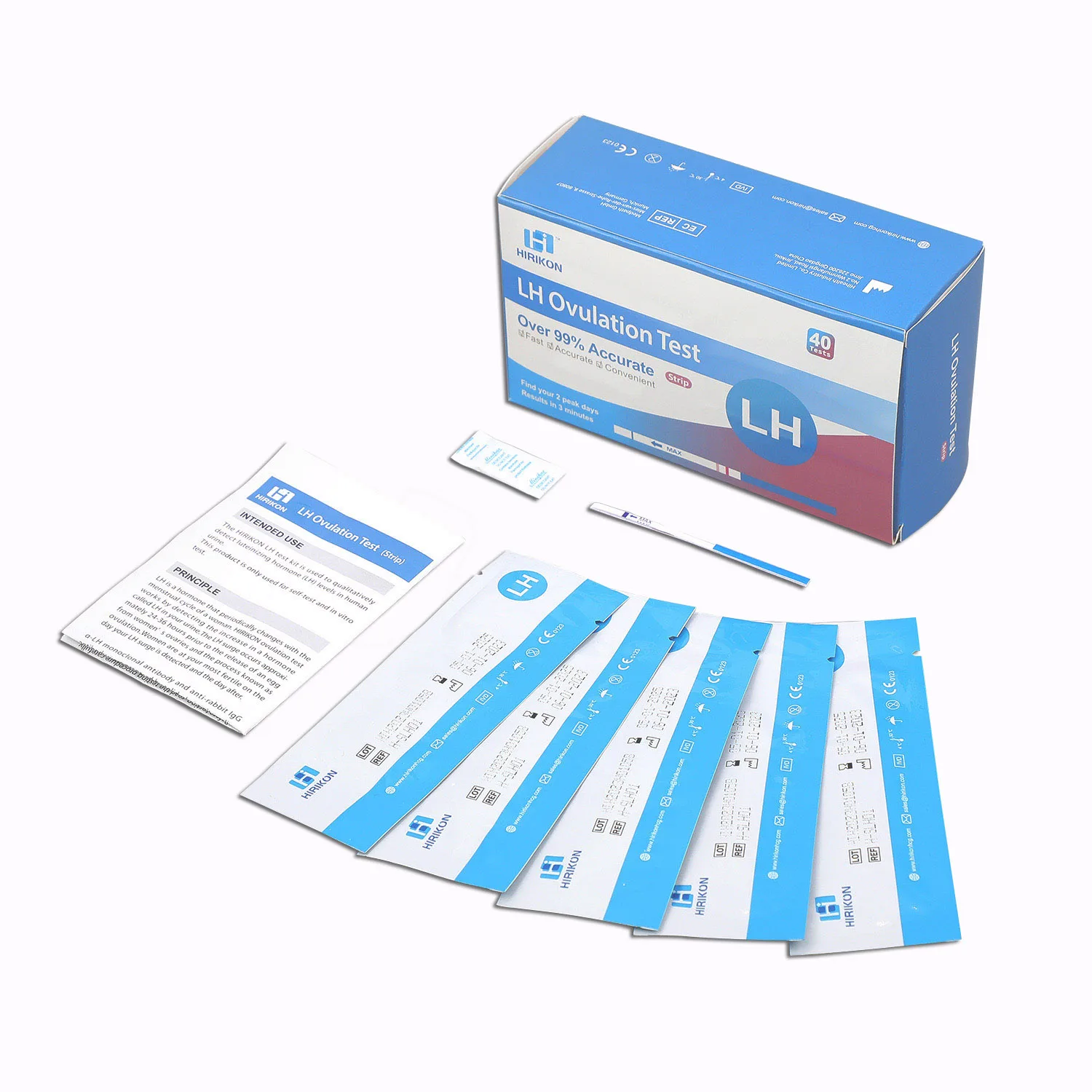 One step accurate HCG pregnancy rapid urine test kit for woman home use