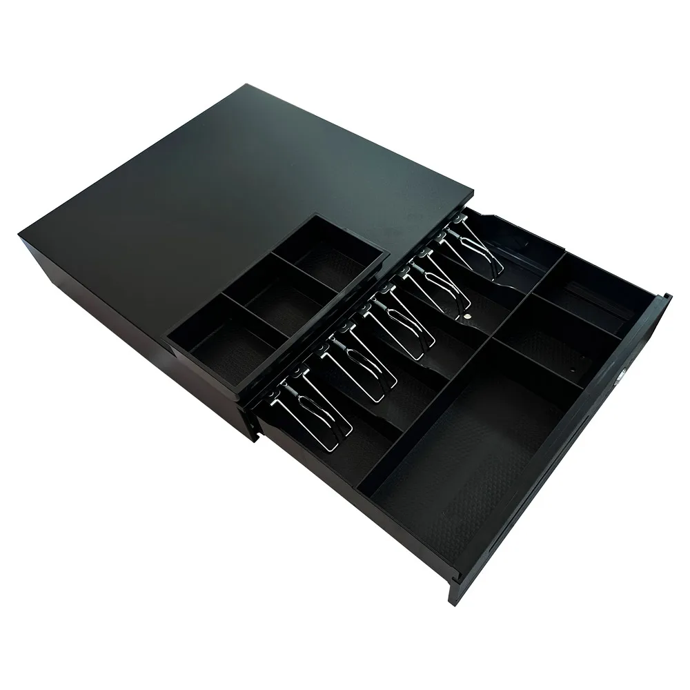 HER-405A Customized Logo POS cash drawer Pos System Rj11 5 Bill 5 Coins cash drawer