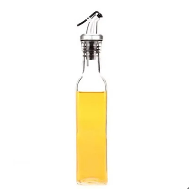 MH743 Olive reusable oil glass bottle transparent sesame oil sauce vinegar cooking wine bottle sesame oil bottle 250ML 500ML
