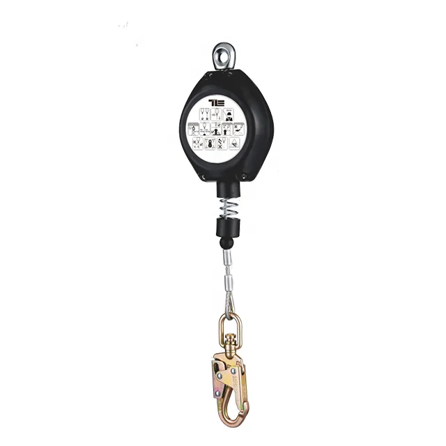 
Fall Arrest Retractable Fall Protection Self Retracting Lifeline with Steel Snap Hook Retractable Fall Arrester 