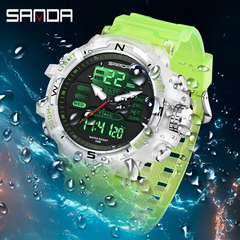 Electronic Watches for Men G-Style Military Men Digital Shock Sports Watches Waterproof Wristwatch Mens 2024