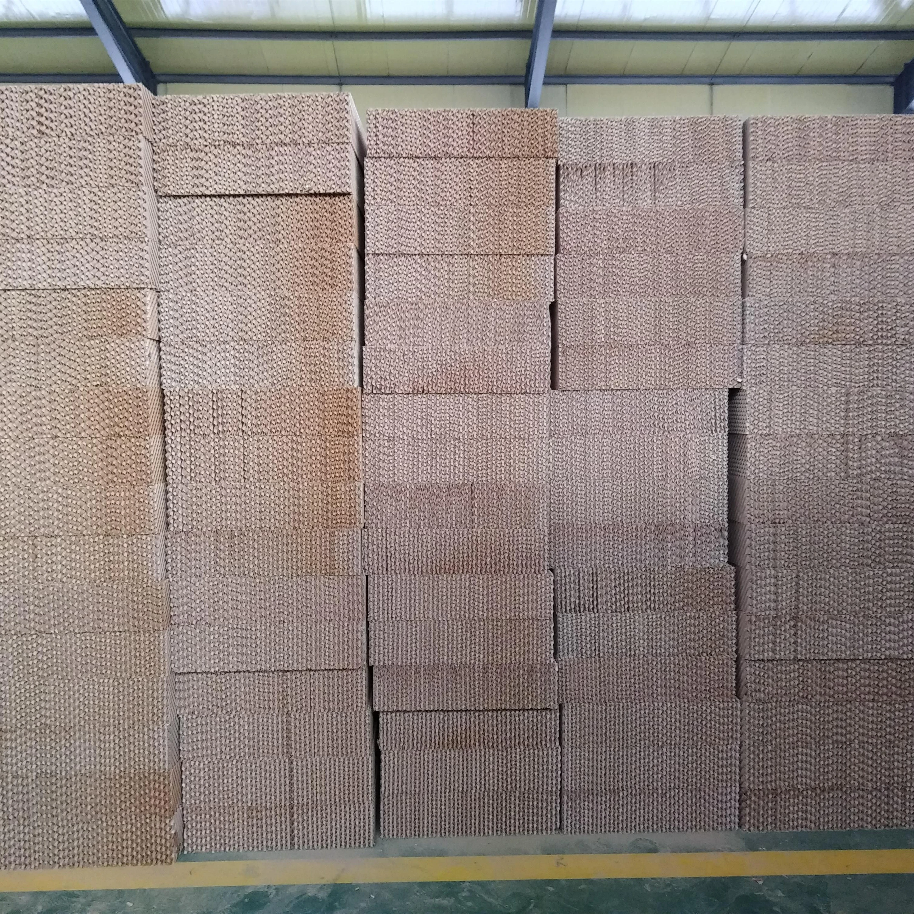 evaporative cooling pad system honeycomb padding