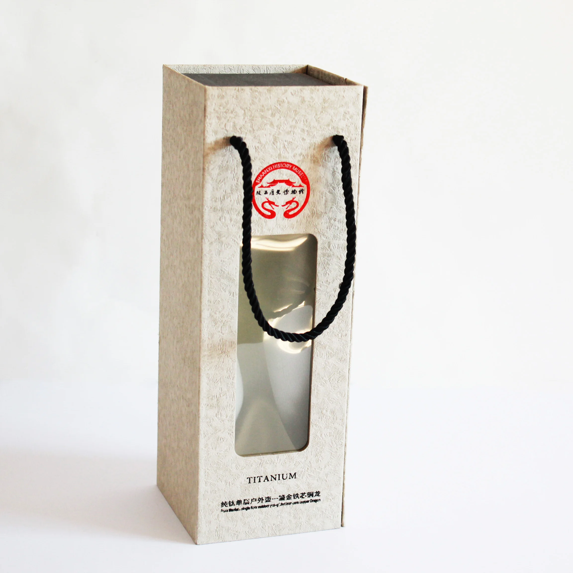 Paperboard Paper Packaging Boxes Folding Gift Wine Box Wholesale Custom Logo Luxury Corrugated Board Beverage Red Stamping