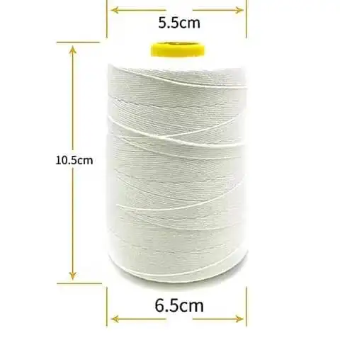 China production 100% polyester bag stitching sewing thread mouth stitching yarn 3kg/roll