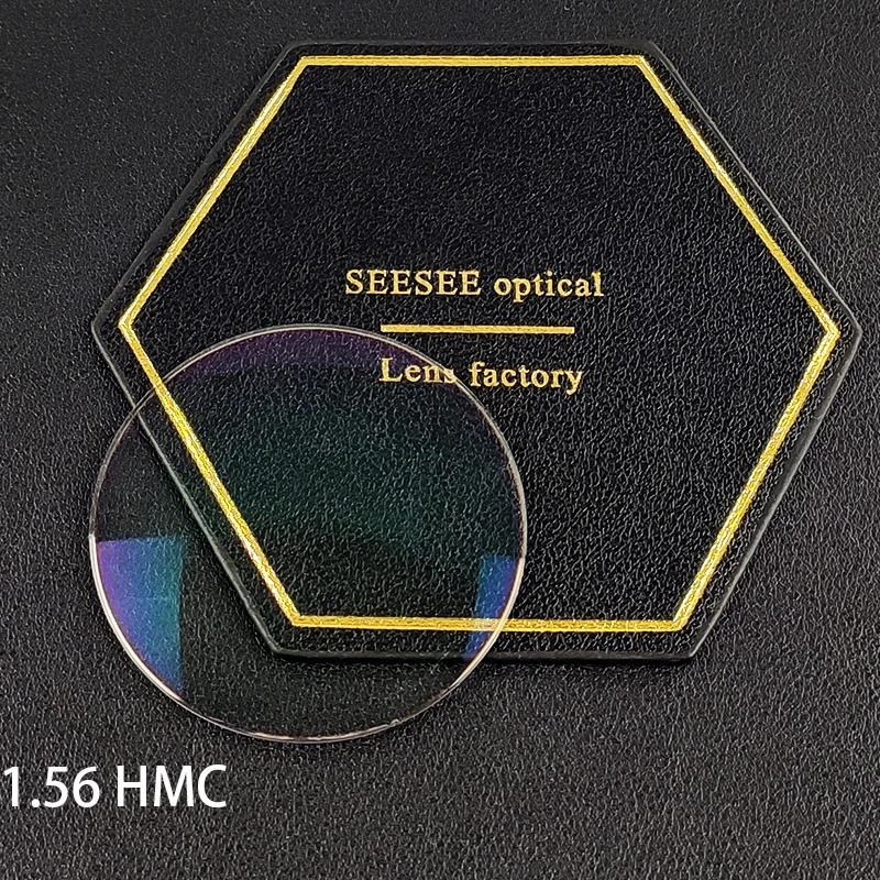 Competitive Price 1.56 Green HMC+EMI/SHMC Single Vision Ophthalmic Lenses