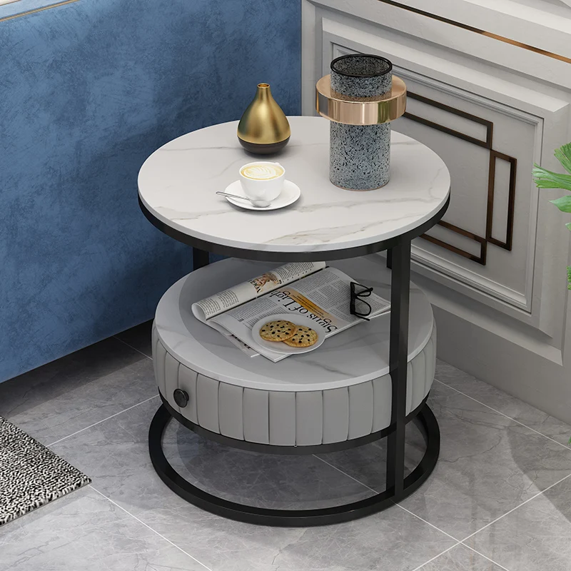 2021 newest luxury nordic light luxury bedside table bedside table white