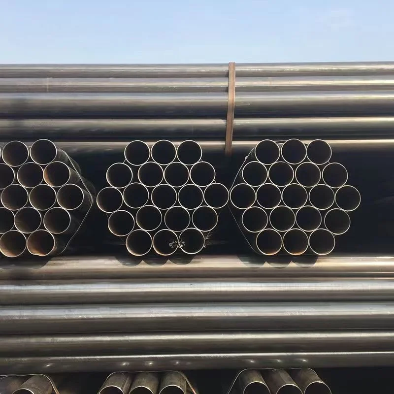 Black steel pipe M.S.steel pipe ERW tube welded steel pipe