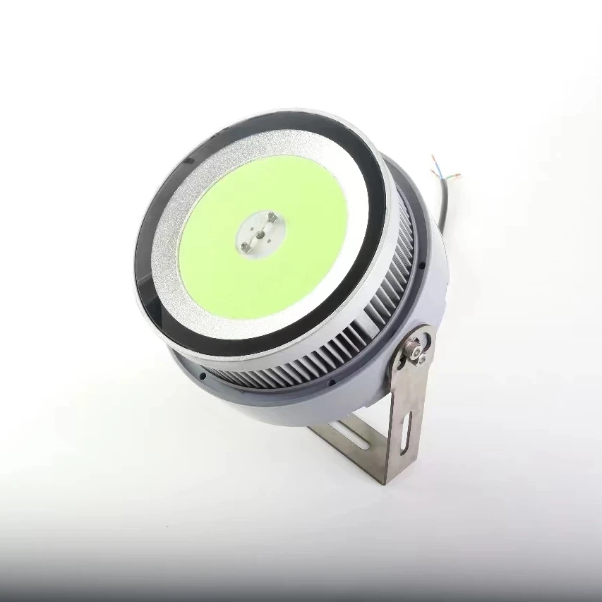 led1000w fish light on boat green. cyan yellow. white. red for squid attract