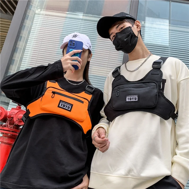 Lightweight Chest Pack Water Resistant Running Pack Phone Holder For Workouts Running Backpack Vest chest bag