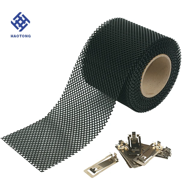 Gutter guard mesh black plastic gutter cover durable stop
