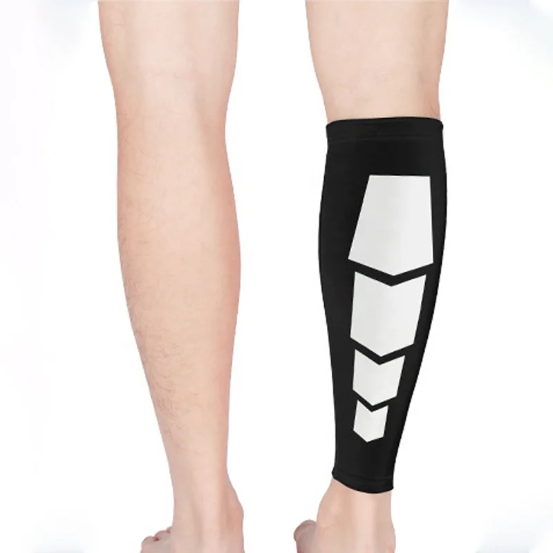 Multi Color Elastic Calf Sleeve Support Outdoor Football Shin Guard Soccer Socks Leg Protector For Children Adult Youth