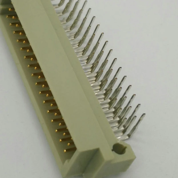 
2.54mm DIN 41612 Male board to bard connector, Three-row Right Angle Type, tin plated ,30pin 