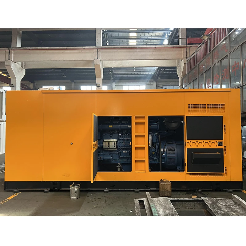 650KW 50 Гц/60 Гц дизельный генератор бесшумного типа с хорошим качеством KTA38-G2 супер двигатель CUMMINS perkins genset