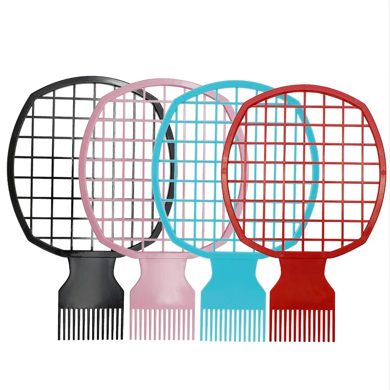 Free Sample Professional African Hairdressing Twist Wave Curly Hair Comb Salon Barber Mesh Tin Foil Hot Brush Hairdressing Tool