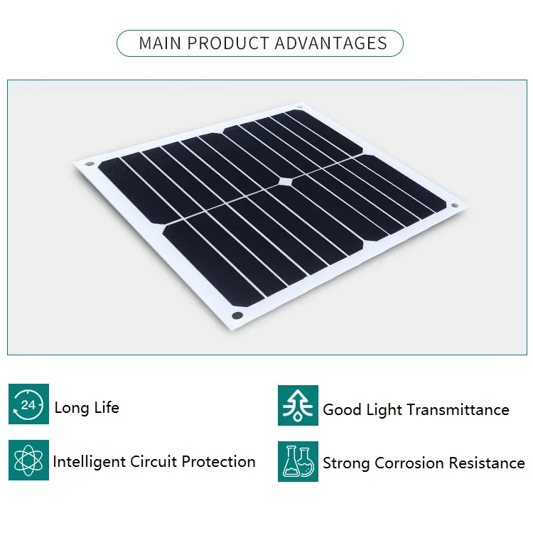 Polycrystalline Silicon Energy Panel Assembly Semi-flexible Solar Panel DIY 280*280mm 11W/12V Photovoltaic Panel Wholesale