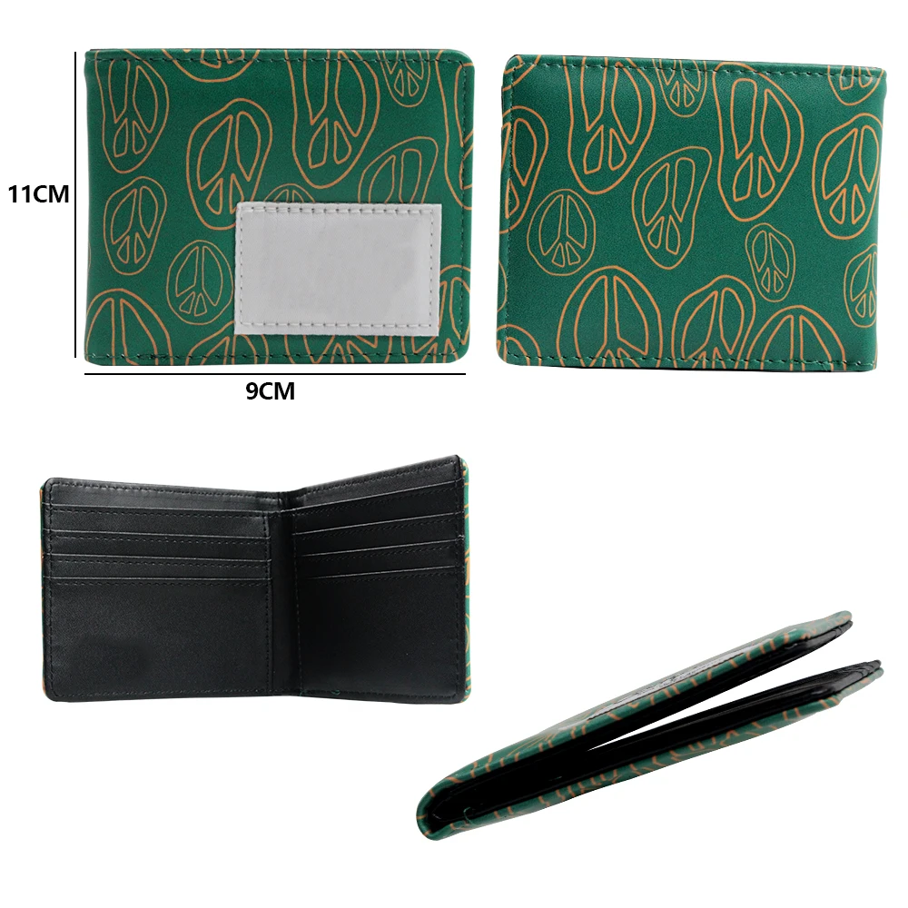 OEM printing designer custom wallets men leather card holder wallet for men cash envelope cards wallet