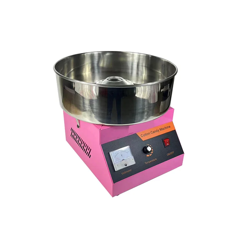 Stainless Steel Bowl Sugar Scoop Floss Maker Commercial Electric Cotton Candy Machine