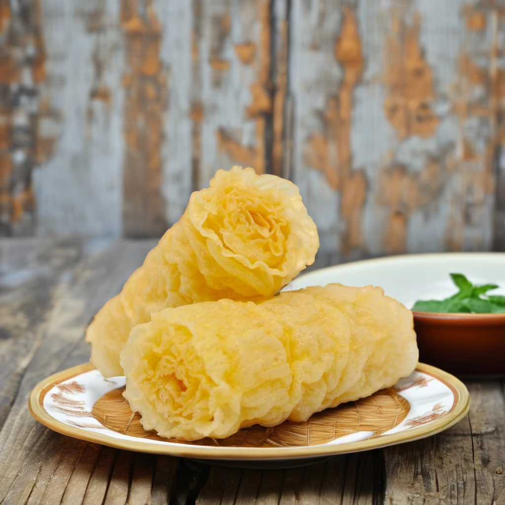 Жареная бобовая творожная кожа каждый укус длится вечно