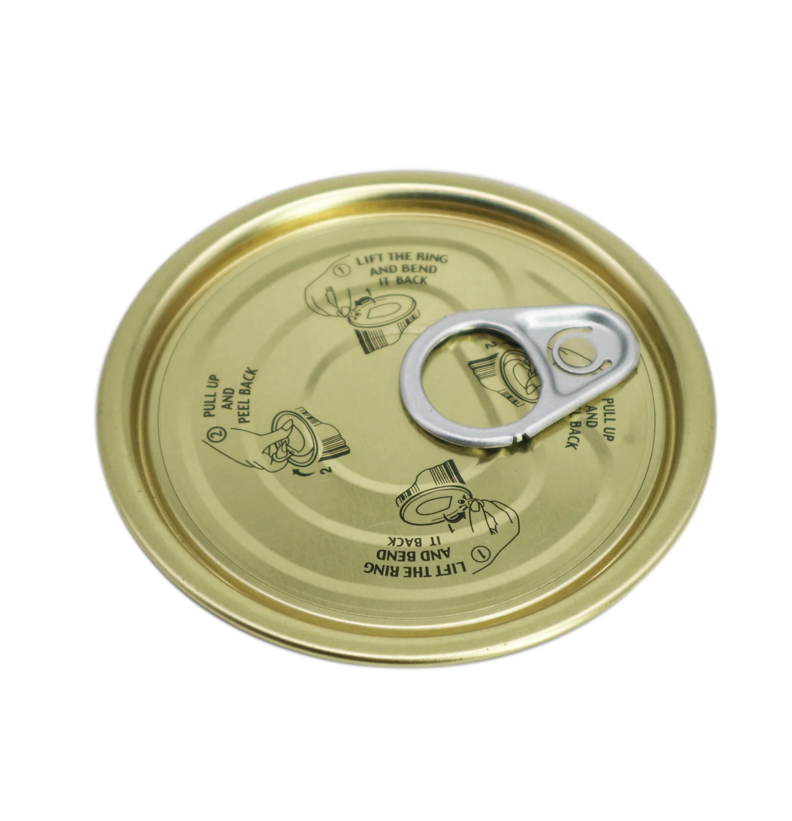 401 round easy open TFS EOE lid for food can