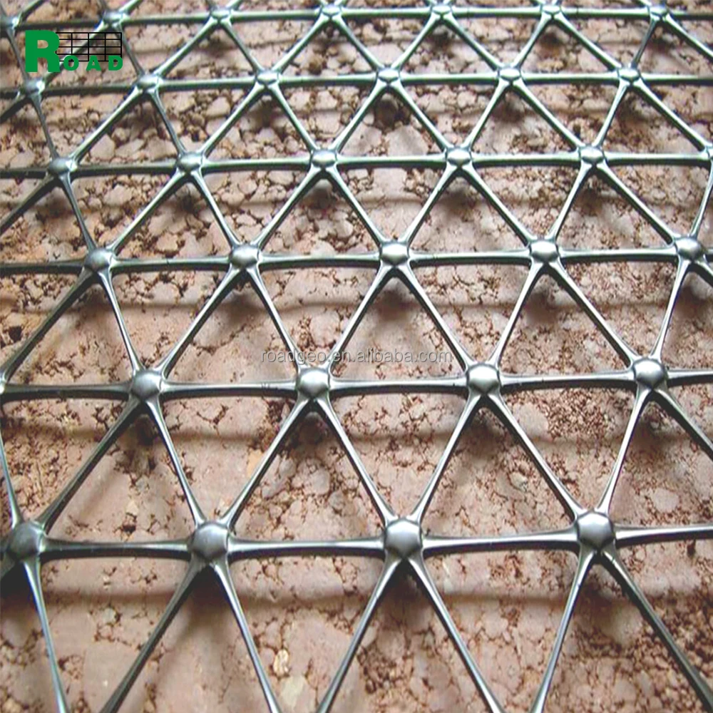 triaxial geogrid Reinforcement For Base Stabilization And Road Way Grille Geogrilles Triaxial Geogrid