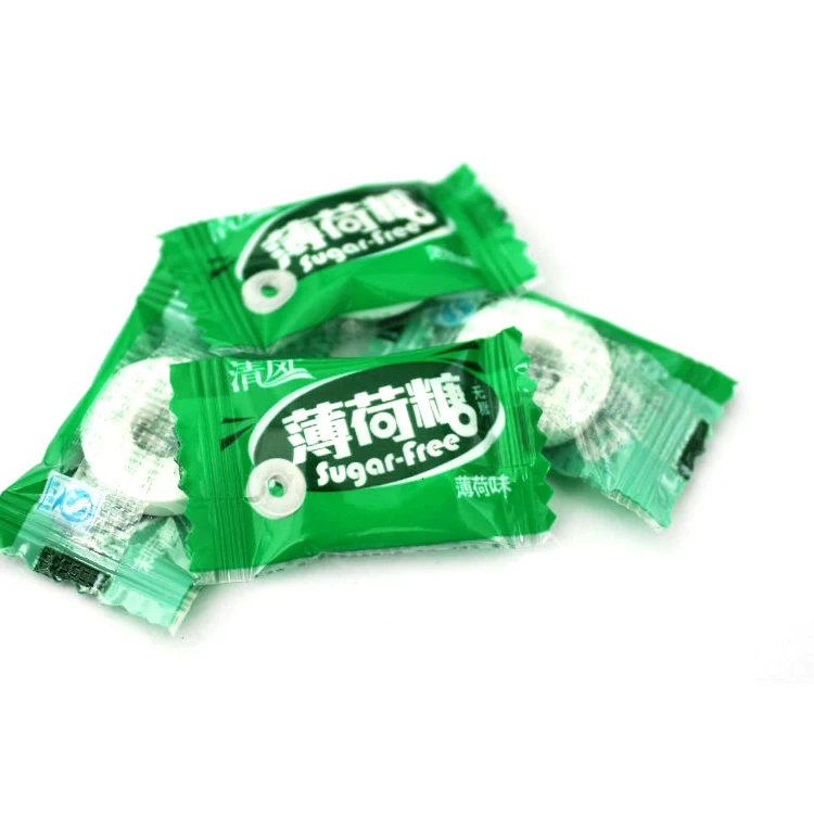 factory price Vitamin C tablet custom made sweet sugar free press candy mint flavor tablet candies
