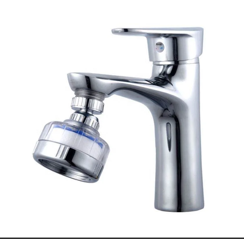 360 Rotate Swivel Faucet Nozzle Filter Adapter Water Saving Tap Aerator Kitchen Accessories PP filter faucet high pressure
