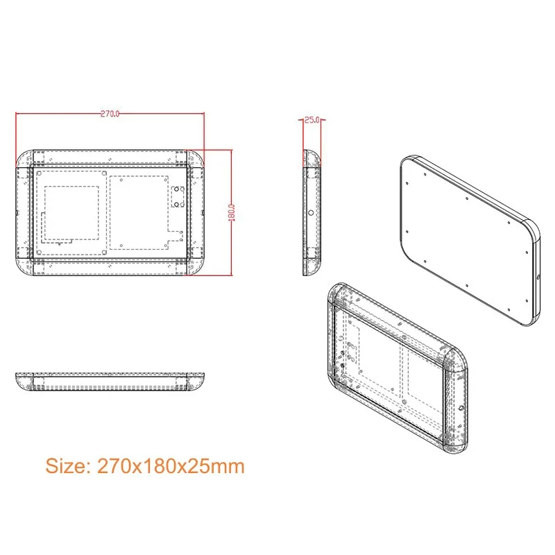 Different Size RFID UHF card Reader/Writer,  860-960Mhz desktop RFID Reader for library, shop retails