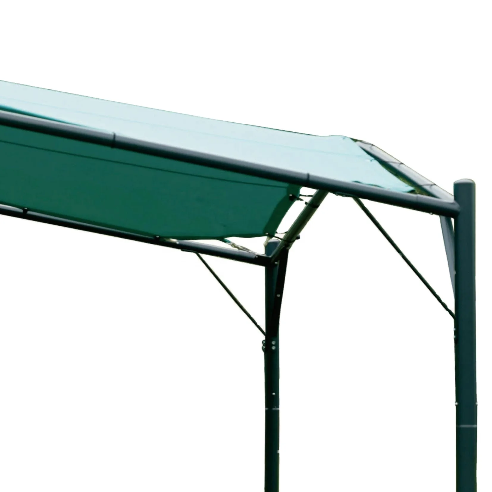 Hot Sale Free Standing Aluminum Retractable Swan sun shade  Canopy awning