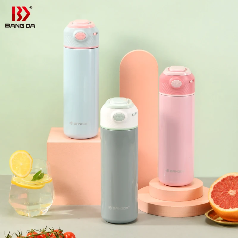 Bounce bottle OEM ODM  Thermos drinking bottle Insulated Tumbler stainless steel 350ml/450ml