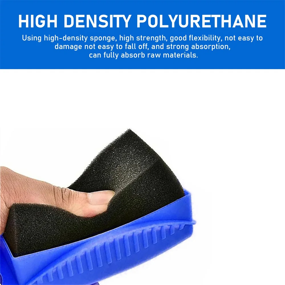 Wholesale Tire Gel Applicator Pads Tyre Cleaning Sponges Shining Polishing Dressing Car Tire Waxing Sponge