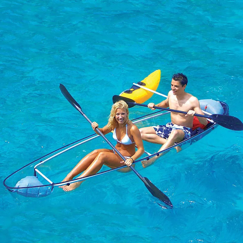 OEM design polycarbonate transparent canoe kayak