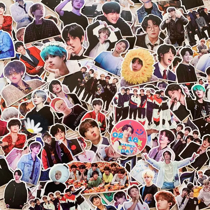 110Pcs/set Kpop Bangtan Boys Love Yourself BUTTER Self Adhesive Stickers