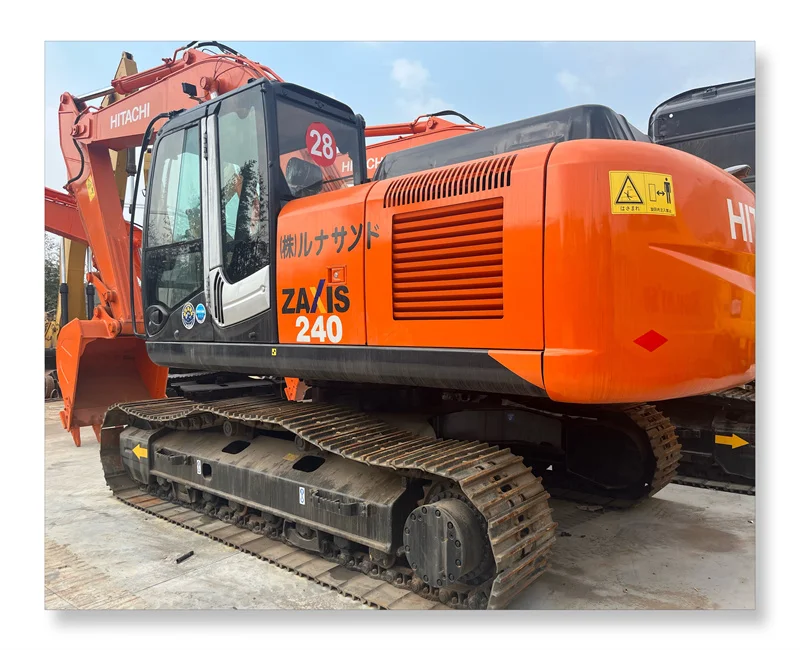 Подержанный оригинальный Экскаватор hitachi zx240 Zaxis240 гусеничный экскаватор строительные машины экскаваторы продаем